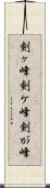 剣ヶ峰 Scroll