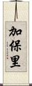 加保里 Scroll