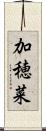 加穂菜 Scroll