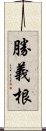 勝義根 Scroll