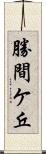 勝間ケ丘 Scroll