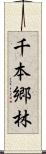 千本郷林 Scroll