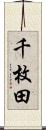 千枚田 Scroll