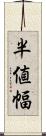 半値幅 Scroll