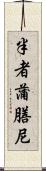 半者蒲膳尼 Scroll