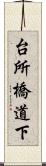 台所橋道下 Scroll