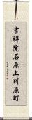 吉祥院石原上川原町 Scroll