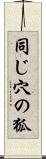 同じ穴の狐 Scroll