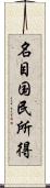 名目国民所得 Scroll