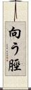 向う脛 Scroll