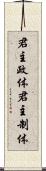 君主政体 Scroll