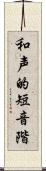 和声的短音階 Scroll