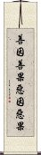 善因善果惡因惡果 Scroll