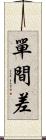 單間差 Scroll