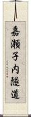 嘉瀬子内隧道 Scroll