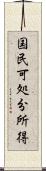 国民可処分所得 Scroll