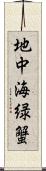 地中海緑蟹 Scroll