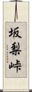 坂梨峠 Scroll