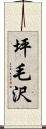 坪毛沢 Scroll