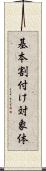 基本割付け対象体 Scroll