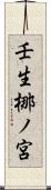壬生梛ノ宮 Scroll