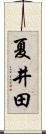 夏井田 Scroll