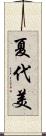 夏代美 Scroll