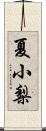 夏小梨 Scroll