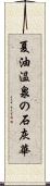 夏油温泉の石灰華 Scroll