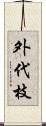 外代枝 Scroll