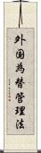 外国為替管理法 Scroll