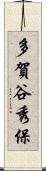 多賀谷秀保 Scroll