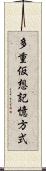 多重仮想記憶方式 Scroll