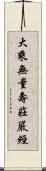 大乘無量壽莊嚴經 Scroll