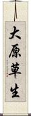 大原草生 Scroll