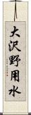 大沢野用水 Scroll