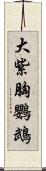 大紫胸鸚鵡 Scroll