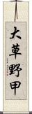 大草野甲 Scroll