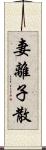 妻離子散 Scroll