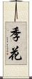 季花 Scroll