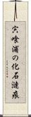 宍喰浦の化石漣痕 Scroll