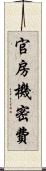 官房機密費 Scroll