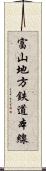 富山地方鉄道本線 Scroll