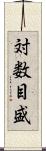 対数目盛 Scroll