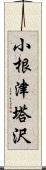 小根津塔沢 Scroll