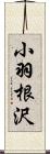 小羽根沢 Scroll
