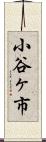 小谷ヶ市 Scroll