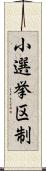 小選挙区制 Scroll