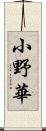 小野華 Scroll