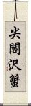 尖閣沢蟹 Scroll